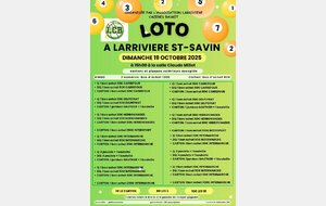 LOTO du LCB - 19/10/2025